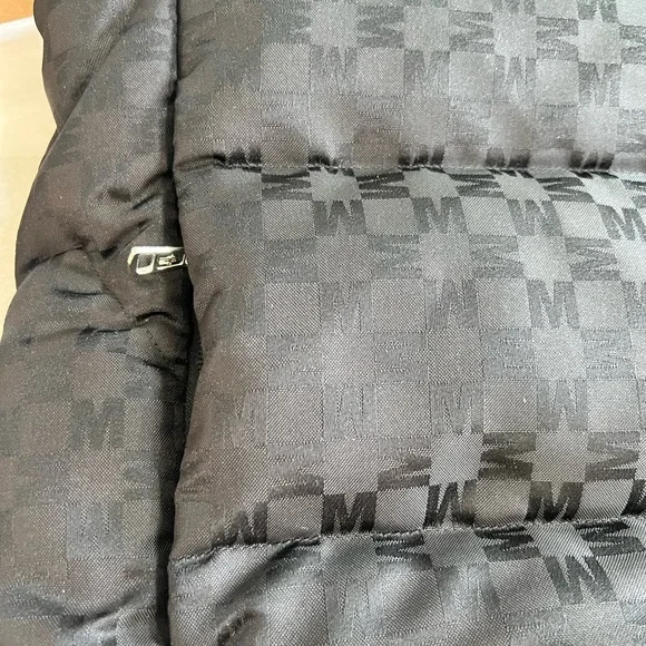 Moncler Kita Logo Print Nylon Vest Black Sm 1 - Picture 8 of 14